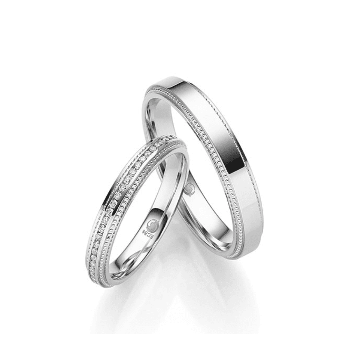 Juwelier Schröder Trauringe in Weißgold