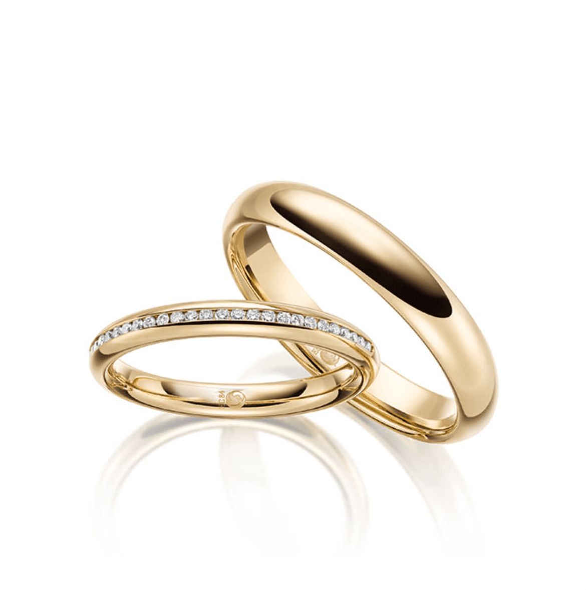 Juwelier Schröder Trauringe in Gelbgold