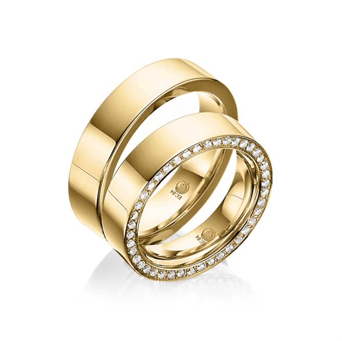 Juwelier Schröder Trauringe in Gelbgold