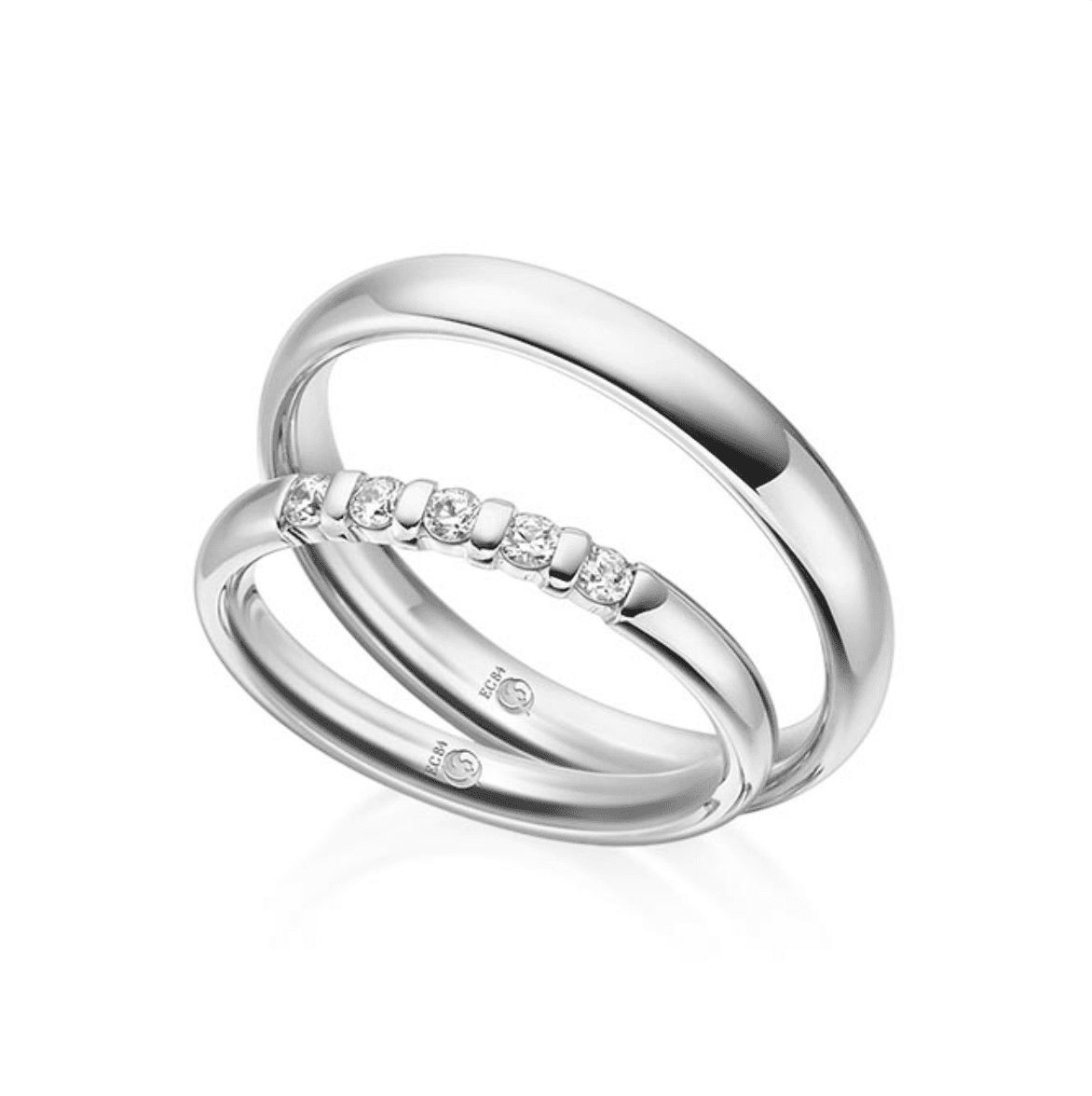 Juwelier Schröder Trauringe in Weißgold