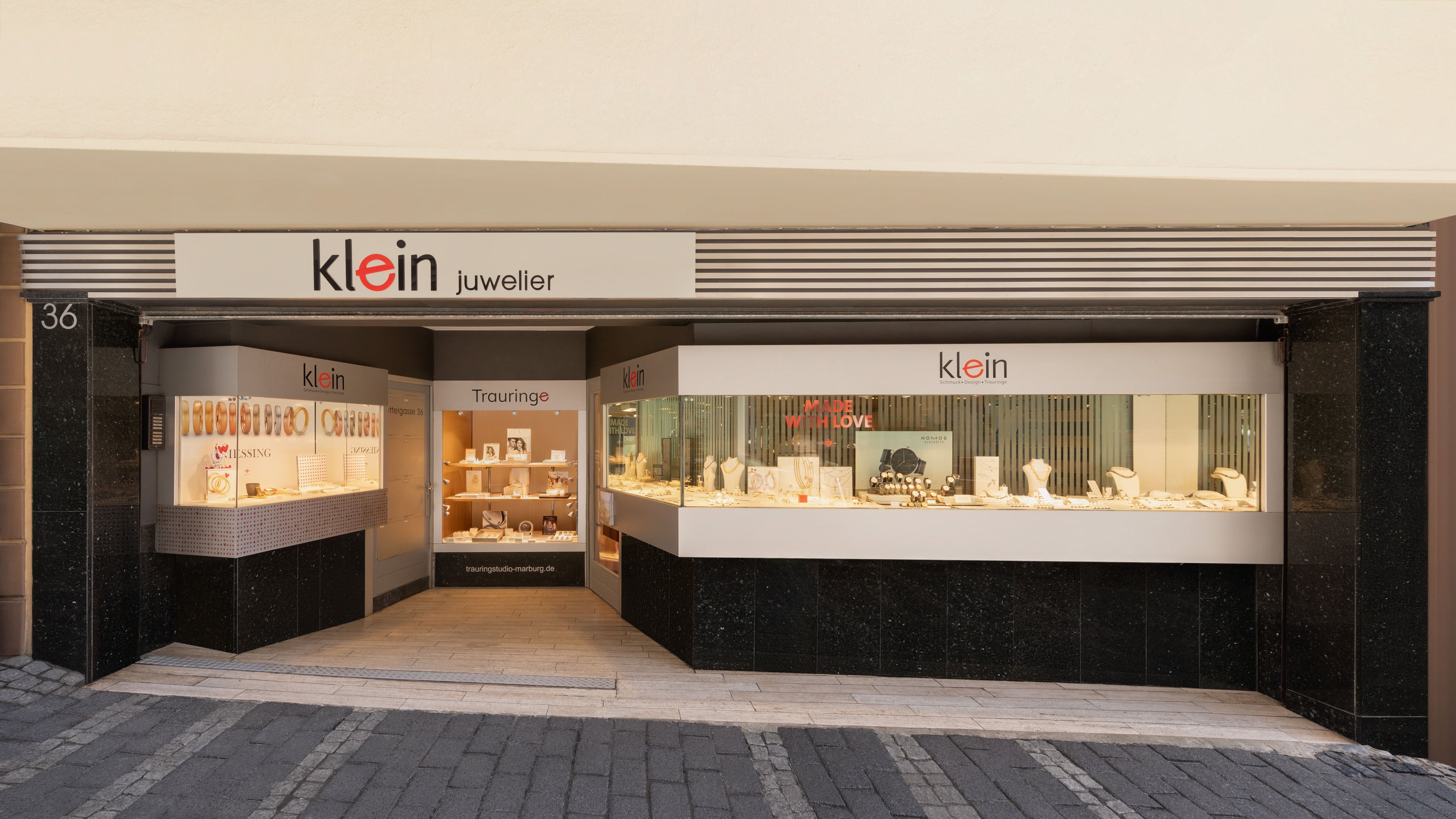 Juwelier Klein Geschäft von außen
